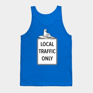 Local Traffic Only Locals Only 841 otter with pup Tank Top